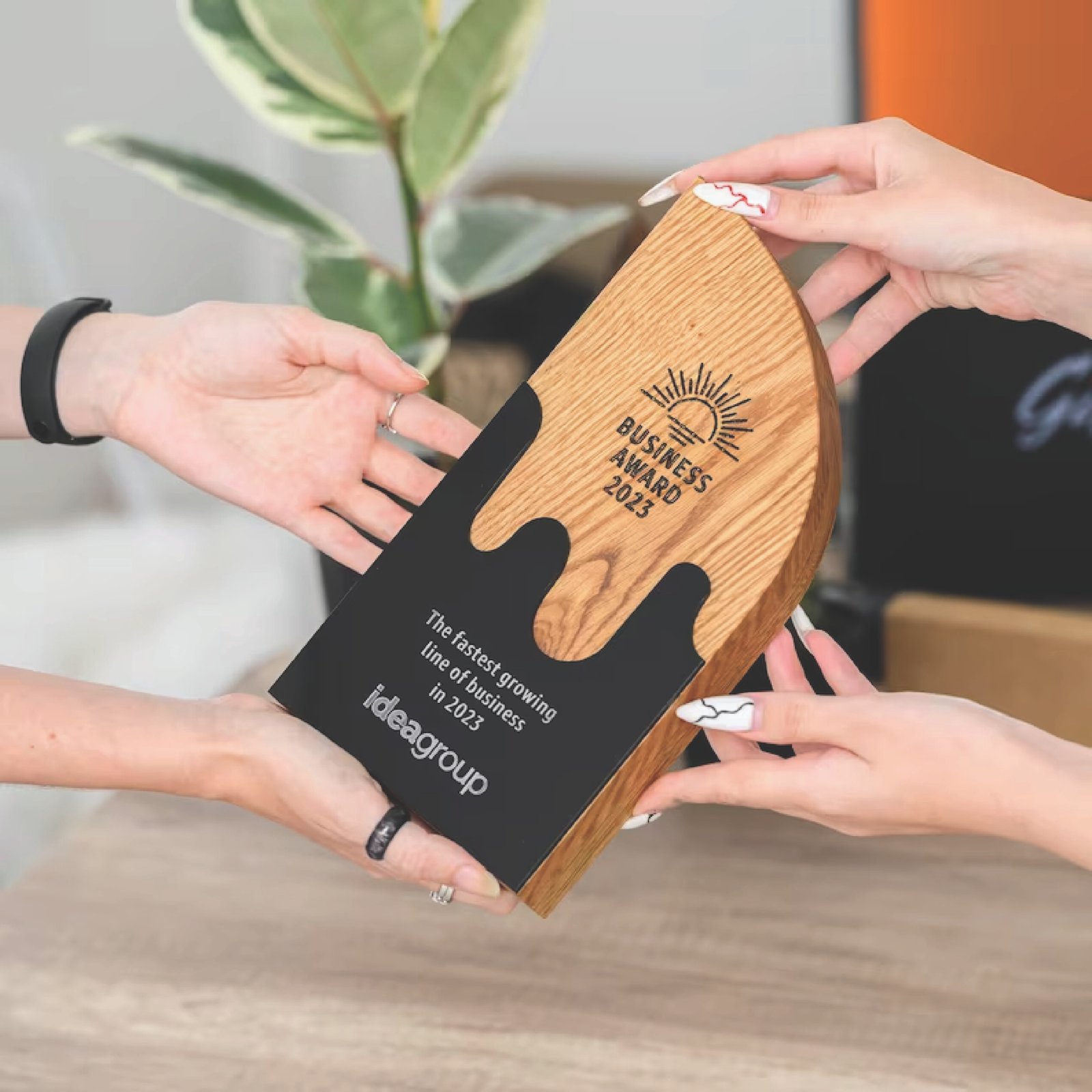 Custom Wooden Award