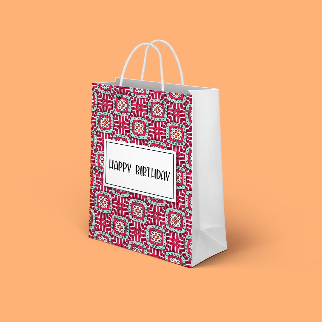 Personalize Printed Paper Bag