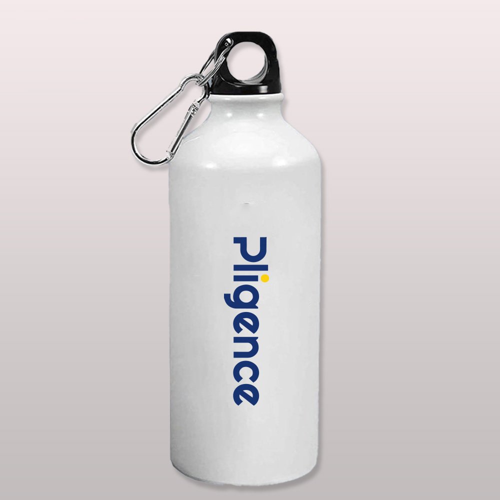 Solid quoted water bottle