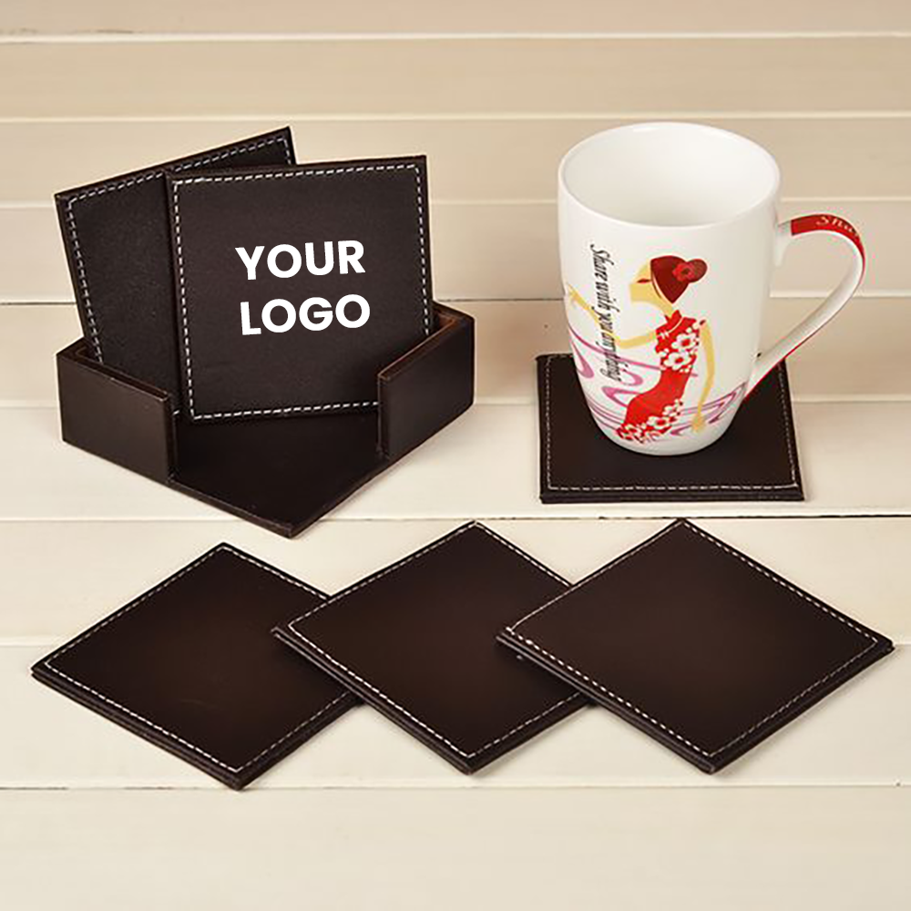 Rexin Square Tea Coasters