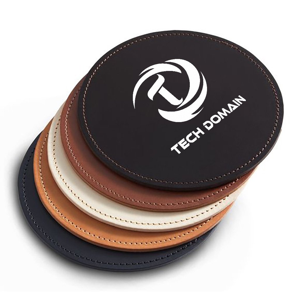 Round Leather Coaster