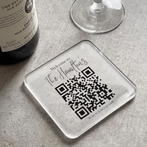 Crystal QR Coaster
