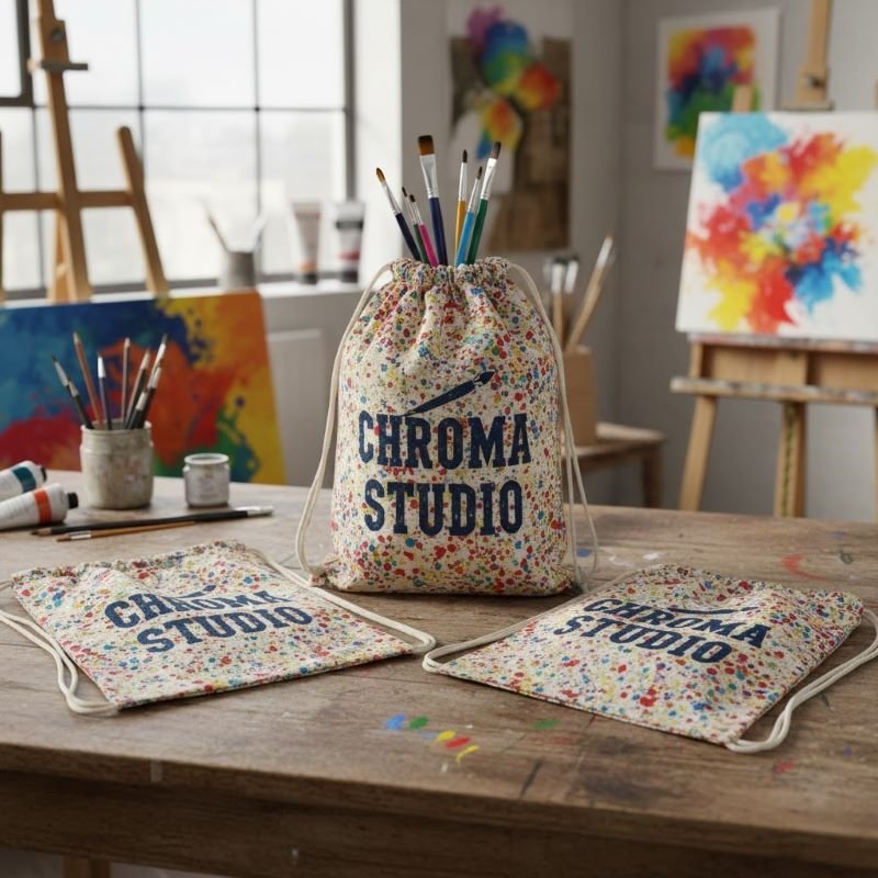 Logo Printed Drawstring