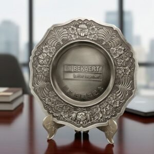 Metal Plate Award with Stand