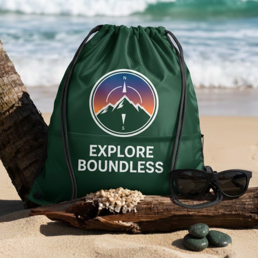 personalize drawstring bag